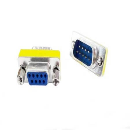 DS1082-02-9M8LNCC CONNECTOR DSUB ADAPTOR 9PIN 180C MALE&FEMALE - 1