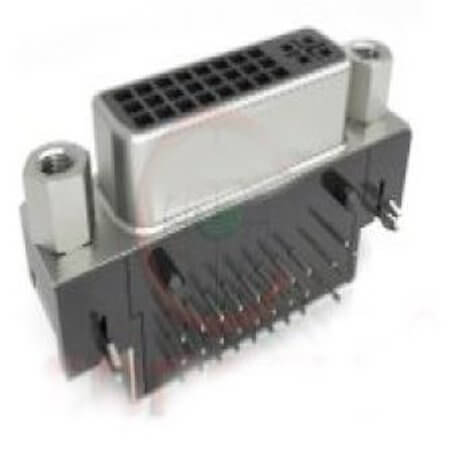 DS1091-01-BN0S CONN. DSUB DVI RECEPTACLE HOOD 24+5PIN 90C BLACK - 1