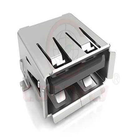 DS1095-02-WNM0-RSFE CONNECTOR USB A TYPE FEMALE SMT - 1