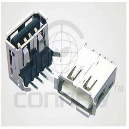DS1095-WNR0 CONNECTOR USB A TYPE RIGHT ANGLE 90C CONNFLY - 1