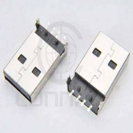 DS1098-WN0 CONNECTOR USB A TYPE 4P SMT R/A - 1