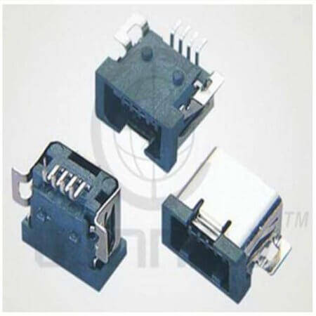 DS1103-BN02 MINI USB FEMALE 4PIN TYPE 2 CONNFLY - 1