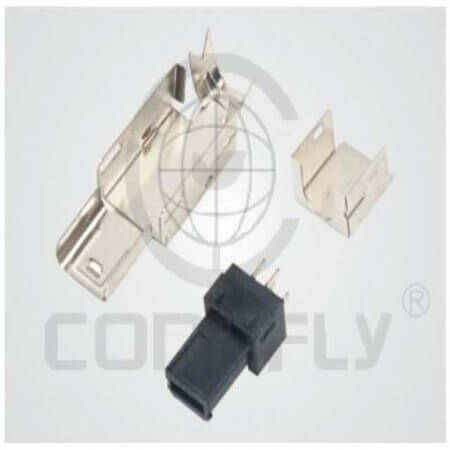 DS1105-BBN01 MINI USB SOLDER 4PIN A TYPE CONNFLY - 1