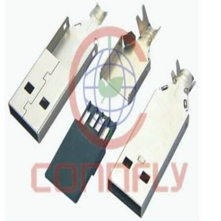 DS1107-WN0 CONNECTOR USB A TYPE SOLDER 180C MALE - 1