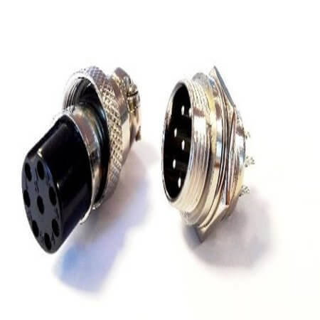 DS1110-06B6 CONNECTOR MICRO JACK 6PIN MALE&FEMALE METAL - 1