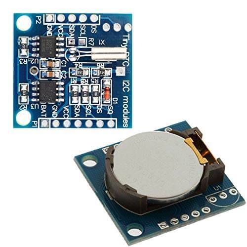 DS1307 RTC Gerçek Zamanlı Saat Modülü CR2032 Pil Dahil 24C32 - 3
