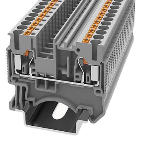 DS2.5-01P-16-00AH DIN RAIL T.B.2.5mm² PUSH-IN RED - 1