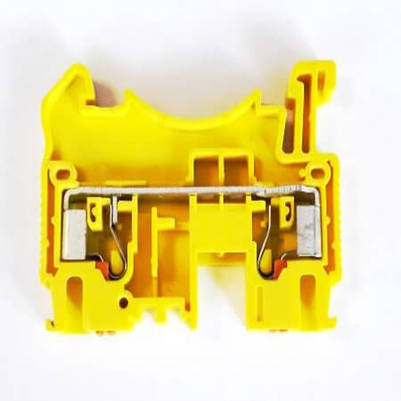 DS2.5-01P-18-00AH DIN RAIL T.B.2.5mm² PUSH-IN YELLOW - 1