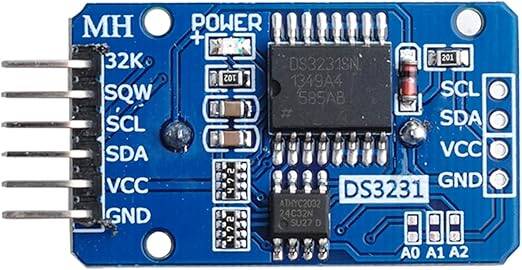 DS3231 Hassas RTC ve 24C32 EEPROM Modülü CR2032 Pil Dahil - 3