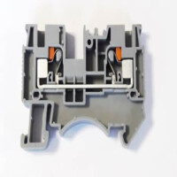 DS4-01P-11-00AH DIN RAIL T.B.4mm² PUSH-IN GRAY - 1
