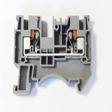 DS4-01P-11-00AH DIN RAIL T.B.4mm² PUSH-IN GRAY - 1