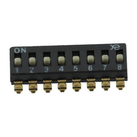 DSHP08TSSET SWITCH DIP 8 Pos. SMT V/T - 1