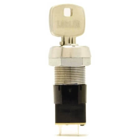 DSL-6-C-S SWITCH KEYLOCK DPDT 2 POS. 90° 4/80A 250VAC - 1
