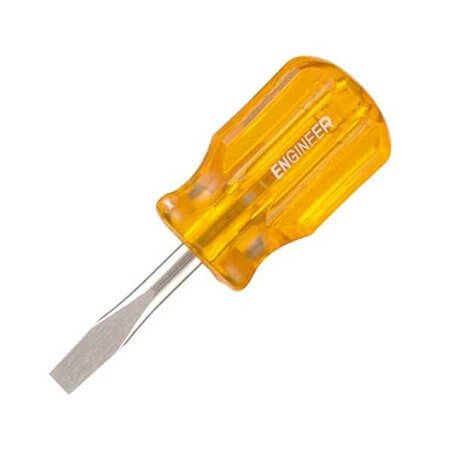 DST-01 SCREWDRIVER KISA DÜZ TORNAVİDA 86MM - 1