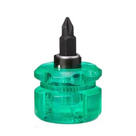 DST-06 SCREWDRIVER TORNAVİDA REVERSIBLE ÇİFTTARAFLI TOPAÇ DÜZ-YILDIZ - 1