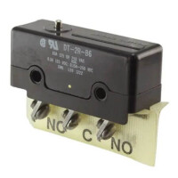 DT-2R-B6 SWITCH MICRO 10A/300MA 125V/125VAC/DC DPDT - 1