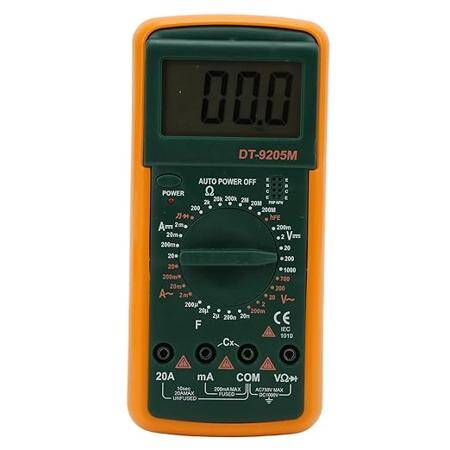 DT9205M Digital Multimeter Voltmeter Ohmmeter Ammeter Capacitance Tester With Battery - 5