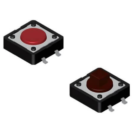 DTSM-25S-V-T/R SWITCH TACT 12.00x12.00 8.50mm 320gF SMT V/T - 1