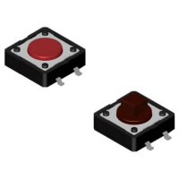 DTSM-25Y-V-T/R SWITCH TACT 12.00x12.00 8.50mm 520gF SMT V/T - 1