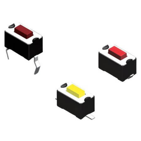 DTSM-32S-V-T/R SWITCH TACT 3.50x6.00 5.00mm 320gF SMT V/T - 1