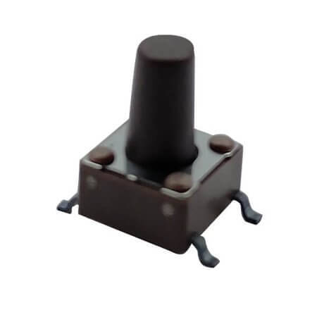 DTSM-65N-V-T/R SWITCH TACT 6.00x6.00 9.50mm 160gF SMT V/T - 1