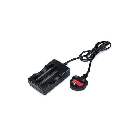 Dual Charger For 18650 14500 16430 Rechargeable Li-Ion Battery UK Plug - 1