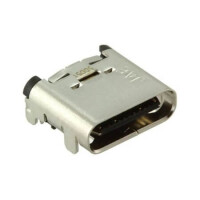 DX07S024JJ3R1300 CONN RCP USB 3.2 TYPE C 24P SMD RA - 1