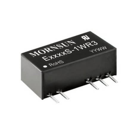 E0505S-1WR3 DC/DC CONV 1W 5VDC +/-5VDC +/-100mA SIP7, 4 Leads - 1