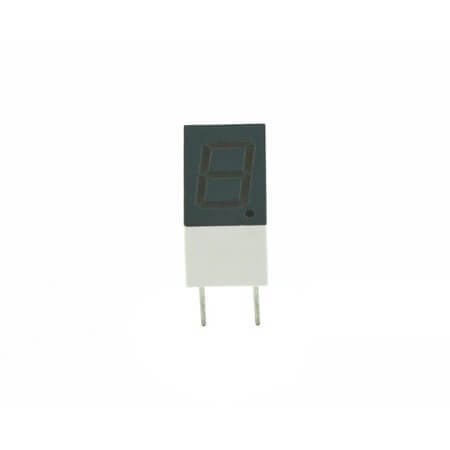 E1-1036-AUR-1-CT LED DISPLAY 7 SEGMENT 1DIGIT 9.1MM (+) RED - 1
