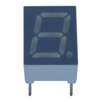 E1-1100-CUB-1 LED DISPLAY 7 SEGMENT 1DIGIT 26MM (-) BLUE - 1
