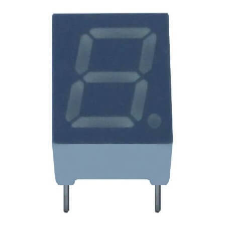 E1-1100-CUB-1 LED DISPLAY 7 SEGMENT 1DIGIT 26MM (-) BLUE - 1