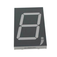 E1-1300-AUR-1 LED DISPLAY 7 SEGMENT 1DIGIT 76MM RED - 1