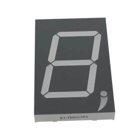 E1-1300-AUR-1 LED DISPLAY 7 SEGMENT 1DIGIT 76MM RED - 1