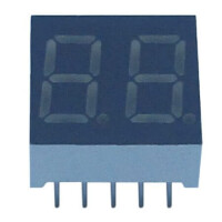 E1-2036-CUR-1 LED DISPLAY 7 SEGMENT 2DIGIT 9.2MM (-) RED - 1