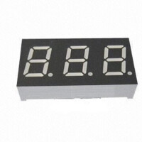 E1-3028-AUR-1 LED DISPLAY 7 SEGMENT 3DIGIT 7MM (+) RED - 1