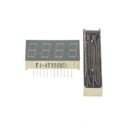 E1-4039-CUG-1 LED DISPLAY 7 SEGMENT 4DIGIT 9.9MM (-) GREEN - 1