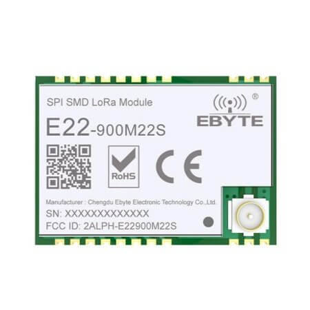 E22-900M22S LORA MODULES 14x20mm SMD - 1