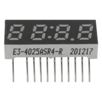 E3-4025ASR4-R LED DISPLAY 7 SEGMENT 4DIGIT 6.2MM (+) RED - 1