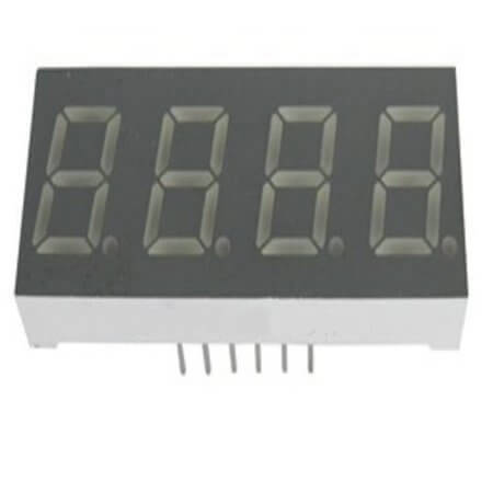 E3-4040-AUR-2 LED DISPLAY 7 SEGMENT 4DIGIT 10.16MM (+) RED - 1