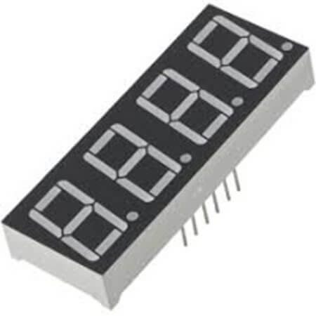 E3-4040-CUG-2-CT LED DISPLAY 7 SEGMENT 4DIGIT 10.16MM (-) GREEN - 1