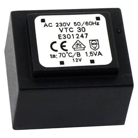 E301247-1 TRAFO DOKUMLU 1.5VA 12V VENTECH - 1