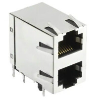 E5908-4V0S54-L- CONN MOD JACK 8P8C R/A SHIELDED - 1