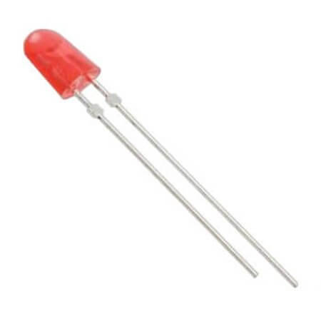 EKL5463NURD1EL3.2 LED 5.4MM RED 3000mcd RED/DIFFUSED - 1