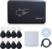 El Tipi 125KHz T5577 CET5200 EM4305 RFID Kimlik Kartı Anahtar Fotokopi/ Yazıcı/ Etiket Okuyucu/ Çoğaltıcı Makinesi Pilsiz Boyut:71x117x31mm - 1