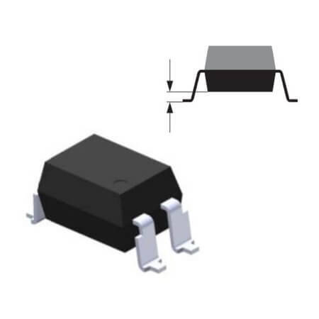 EL817S(B)(TA)-F IC-817 OPTOISOLATOR 5KV TRANS 4PIN SMD - 1