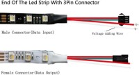 Epoksi 5V SK6812 RGBCW 5050 Siyah SMD LED Şerit 60 LED/Metre Esnek 5 Metrelik Makara IP65 - 3