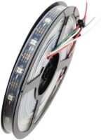 Epoksi 5V WS2813B RGB5050 Siyah SMD LED Şerit 30 LED/Metre Esnek 5 Metrelik Makara IP65 - 1