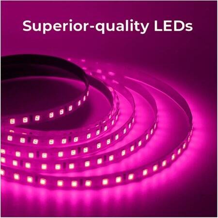 Epoksi Sarı 2835 12V SMD LED Şerit 60 LED/Metre Esnek 5 Metrelik Makara - 3