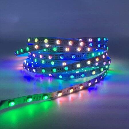 Epoxy 5V SK6812 RGBCW 5050 Black SMD LED Strip 60 LED/Meter Flexible 5M/Roll IP65 - 5