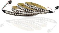 Epoxy 5V SK6812 RGBWW 5050 Black Flexible 1M SMD LED Strip 144 LED/Meter IP65 - 1